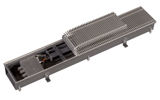 Katherm QE: Querstromventilator & Elektroheizregister