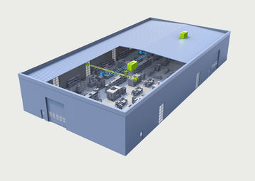 GEG-konforme Hallenauslegung mit Wärmepumpen und Lufterhitzern