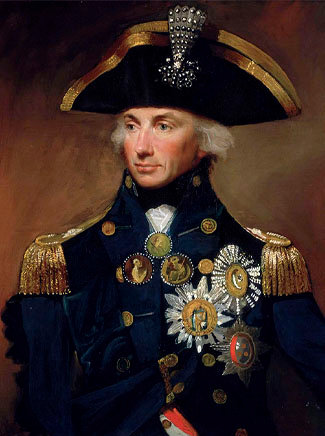 Gemälde des Seemanns Lord Nelson