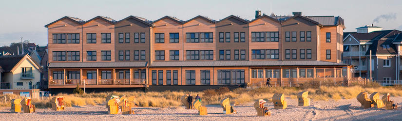 Hotel Bretterbude Heiligenhafen Aussenansicht